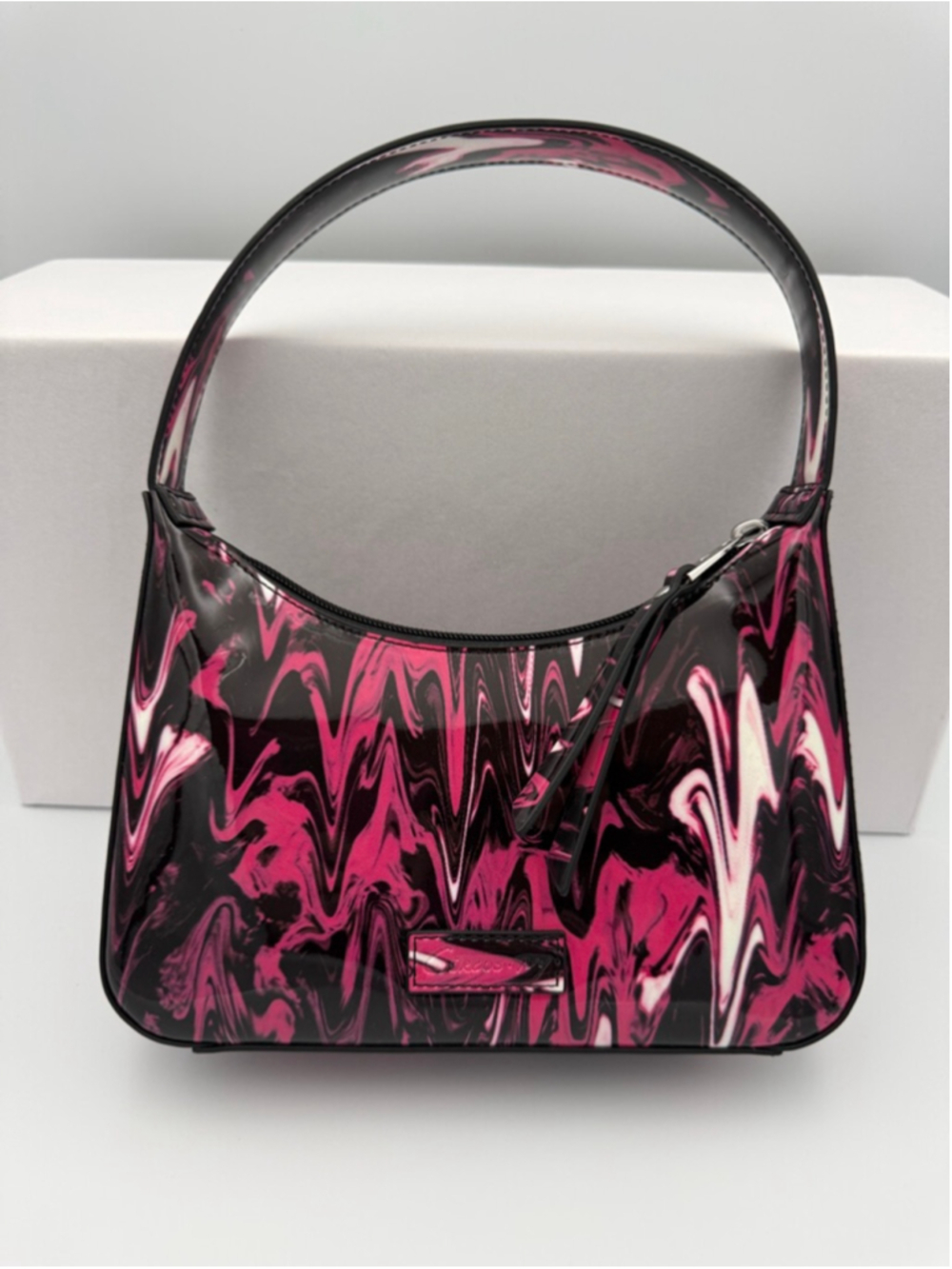 Women's Circus by Sam Edelman Pink Black Swirl Malibu Mini Shoulder Bag